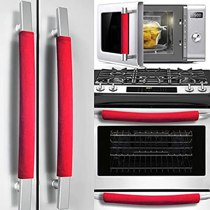 Volecy Refrigerator Handle Covers, Washable Velvet Appliance Door Handle Covers by VOLECY