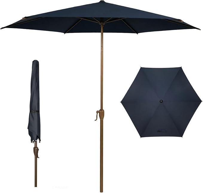 Abba Patio 9FT Outdoor Patio Umbrella Outdoor Table Umbrella by AbbaPatio
