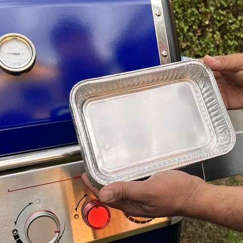 Drip Pans for Weber, Disposable Aluminum Foil Grease Trays for Weber Grills - Image 2