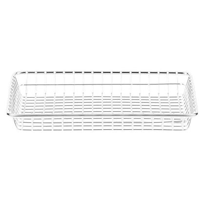 G.E.T. 4-835809 Metal Rectangular Wire Serving Tray Stainless Steel Wire Baskets Collection