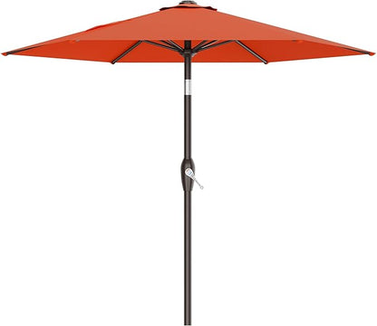 7.5FT Patio Umbrella Table Market Umbrella w/Tilt and Crank, Heavy-Duty Outdoor by AreShark