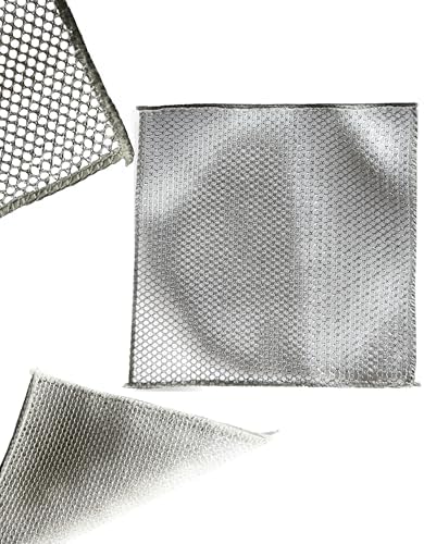 Metal Mesh Cleaning Cloth – Reusable Heavy Duty Scrubber Towel - Image 3