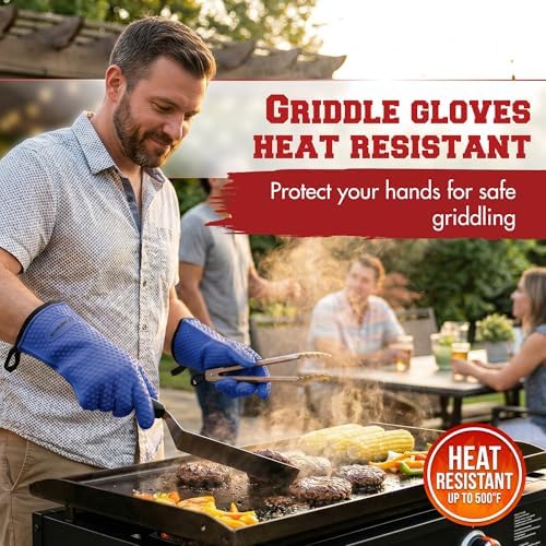 KITCHEN PERFECTION XL Silicone Griddle Gloves - Image 2