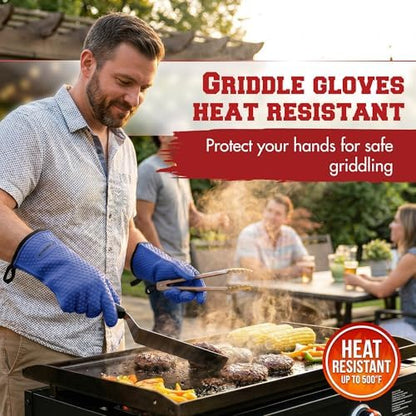 KITCHEN PERFECTION XL Silicone Griddle Gloves - Image 2