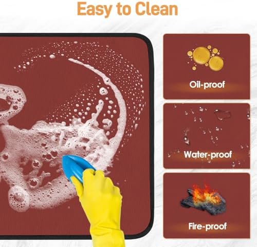 Heat Resistant Mats for Countertop fits Tabletop Grill - Image 4