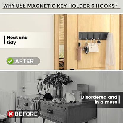 Magnetic Key Holder for Wall, Magnetic Key Hook - Image 5
