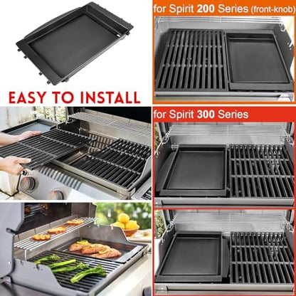 GasSaf 7658 Griddle for Weber Spirit 200 300, Grill Pan for Spirit II E-210 - Image 5