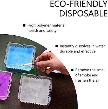 Disposable Ashtrays with Ash Absorbing Balm, Small Portative Ashtray - Image 4