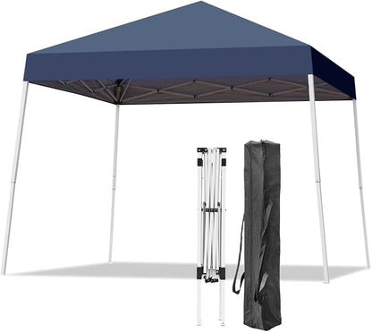 10x10FT Slant Leg Pop Up Canopy Tent, Portable Outdoor Shelter | 10x10FT Base by Oneofics