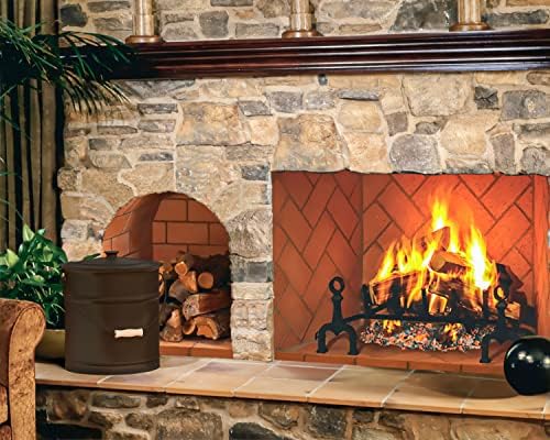 Plow & Hearth 3 Gallon Black Large Ash Bucket - Image 5