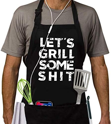 ZOORON Funny BBQ Aprons for Men, Dad Gifts, Gifts for Men, Fathers Day by ZOORON