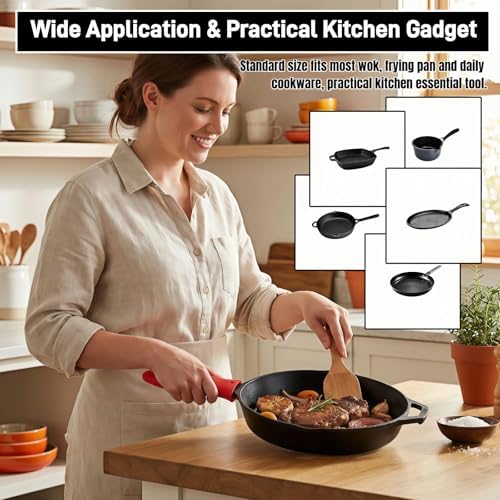 Silicone Hot Handle Covers for Cast Iron Skillet, Pan and Pot, Heat Resistant - Image 5