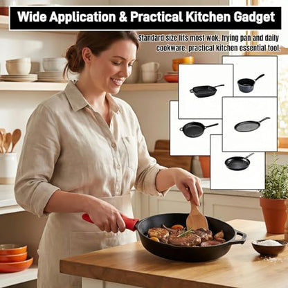 Silicone Hot Handle Covers for Cast Iron Skillet, Pan and Pot, Heat Resistant - Image 5