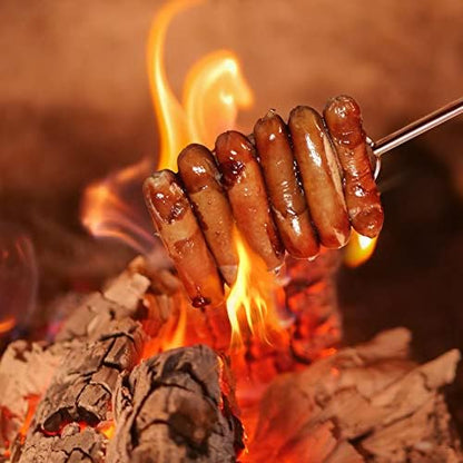 RAOMEIDE 32" Heavy Duty Hot Dog Roasting Sticks - Image 4