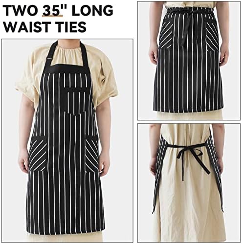 NLUS 2 Pack Cooking Aprons for Women - Image 5