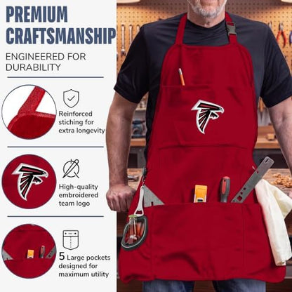 Team Sports America NFL Atlanta Falcons Grill Chef Aprons - Image 4