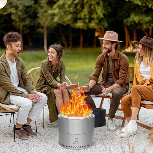 Nice C Smokeless Fire Pit, Portable Tabletop Fire Pit - Image 3