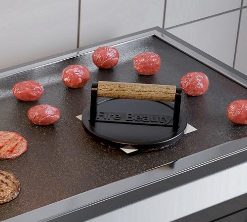 Fire Beauty Cast Iron Burger Press by FireBeauty