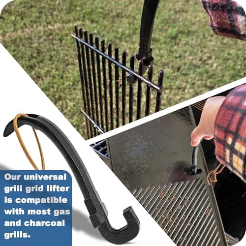 Cast Iron Grill Grate Lifter-Universal Barbecue Grid Lifter - Image 6