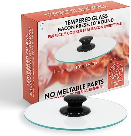 Northwest Enterprises Bacon Press, Round Tempered Glass Bacon Press and by NORTHWESTENTERPRISES
