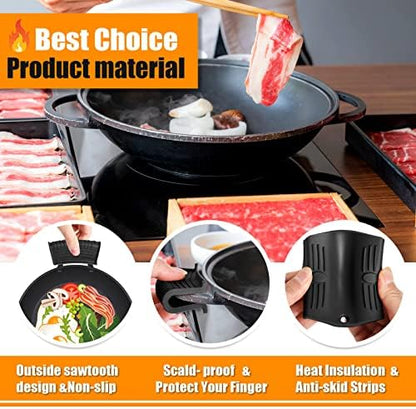 10pcs Cast Iron Handle Cover, Silicone Hot Handle Holder, Heat Resistant Cast - Image 4