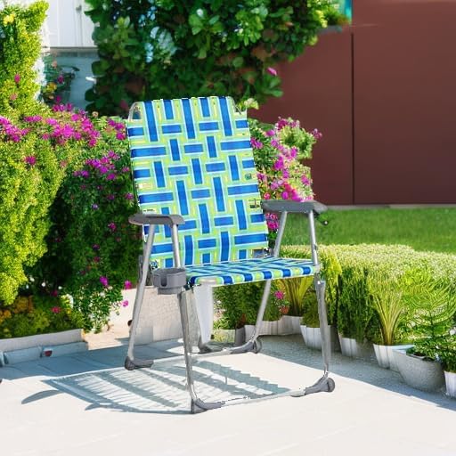 VINGLI Aluminum Patio Lawn Chairs Folding Set of 2 - Image 2
