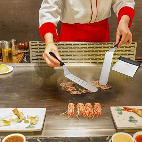 Skyflame 3 Piece Stainless Steel Griddle Spatula Kit - Image 6