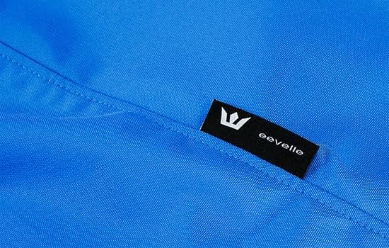 Eevelle Meridian Patio Oval Table Cover with Marine Grade Fabric - Waterproof Outdoor Table Cover - Furniture Set Covers for Dining Table - Easy to Install - (25" H x 72" L x 42" W, Royal Blue)
