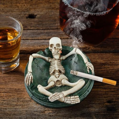Skull Ashtray - 5.3inch Cool Ash Tray Ashtray - Image 2