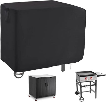 Flat Top Grill Cover for Royal Gourmet 2 Burner Griddle, 38 Inches Waterproof Propane Griddle Cover for Outdoor Grill Cart Table-38 x 24 x 33.8 Inch