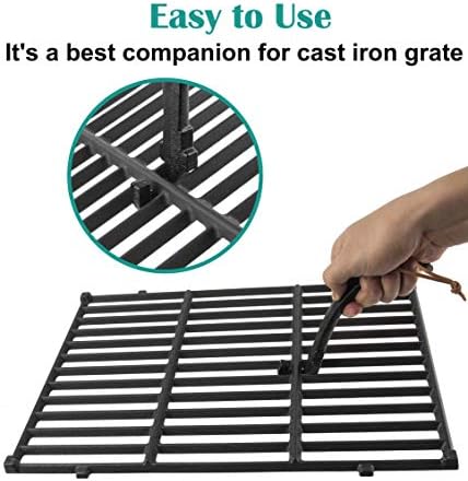 Cast Iron Grill Grate Lifter, Cooking Grid Lifter Gripper - Image 3