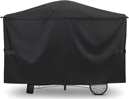 Grill Cover for Weber Q2000, Q2200, Q2400, Q300, Q320, Q3000, Q3200 Gas Grills, Heavy Duty BBQ Gas Grill Cover 7112, Waterproof UV Resistant Cover, Outdoor Barbeque Grill Accessories