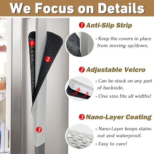 Refrigerator Door Handle Covers, Performance Appliance Handle Covers, Non-Slip - Image 4