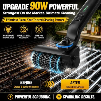Electric Grill Brush, Upgraded Grill Brush Bristle Free - Image 2
