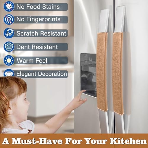 Refrigerator Door Handle Covers, Adjustable Appliance Handle Covers, Keep Your - Image 3