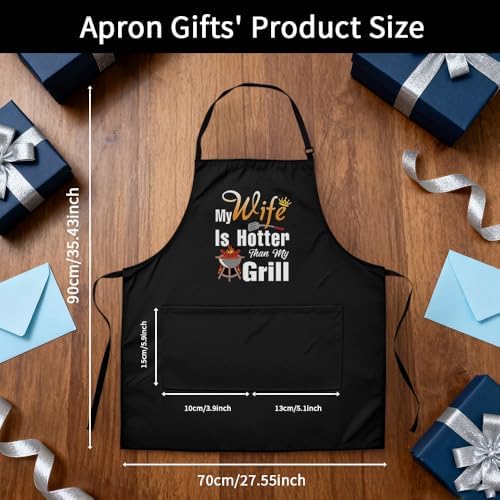 Funny Aprons for Parents, Grandparents and Husband, Cooking Aprons for Women Men - Image 2