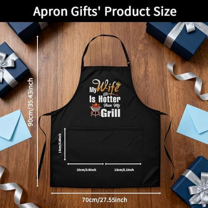 Funny Aprons for Parents, Grandparents and Husband, Cooking Aprons for Women Men - Image 2