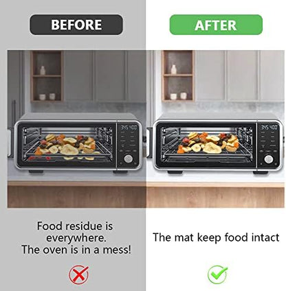for Ninja Foodi Reusable Air Fryer Liners 12x12inch Non-Stick，Bottom of Toaster - Image 6