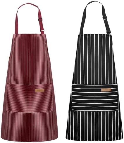 Syntus Apron for Men Women, Adjustable Cooking Kitchen Apron by Syntus