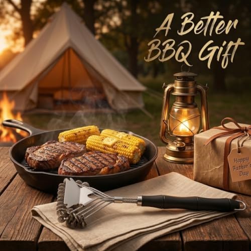 Grill Brush Bristle Free Stainless Steel Scraper - Image 6