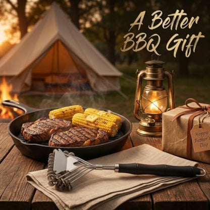 Grill Brush Bristle Free Stainless Steel Scraper - Image 6