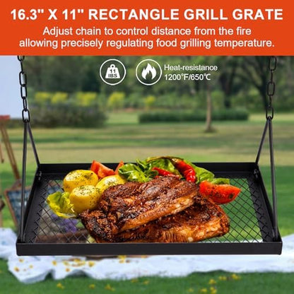 Outvita Grill Swing Campfire Grill Stand - Image 2