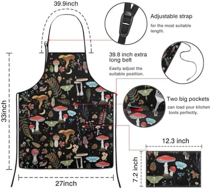 Mushroom Kitchen Cooking Apron - Image 6