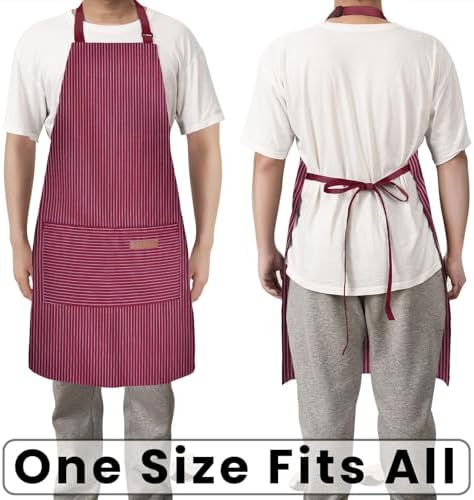 BeLuyi 2 Pack Adjustable Bib Apron - Image 6
