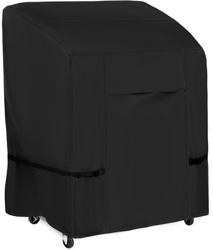 NettyPro BBQ Grill Cover Heavy Duty Waterproof 32 inch, Outdoor 2 Burner Gas Barbecue Cover for Outside Small Weber, Char-Broil, Brinkmann, Jenn Air, Nexgrill Grills, Black