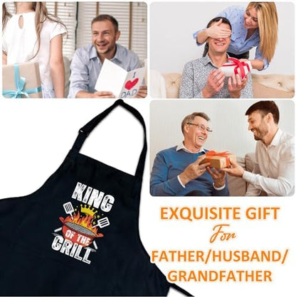 Funny Aprons For Men, Father's Fathers Day Kitchen Gifts For Dad Father Daddy - Image 5