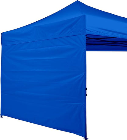 ABCCANOPY Instant Canopy SunWall 8x8 FT, 1 Pack Sidewall Only, No Frame or Top, Blue