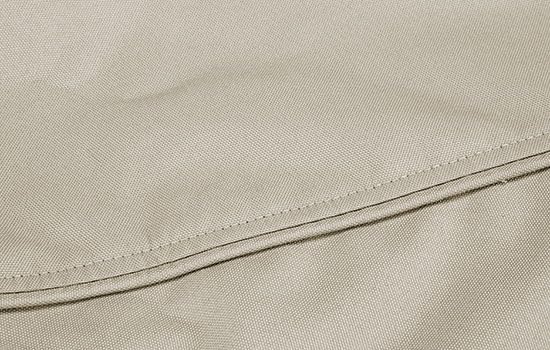 Eevelle Meridian Patio BBQ Grill Cover for Outdoor Grill - Marine Grade Fabric - Durable - Waterproof Covers - All-Weather Protection Barbeque Gas Grill Cover – (48" H x 70" W x 24" D, Khaki)
