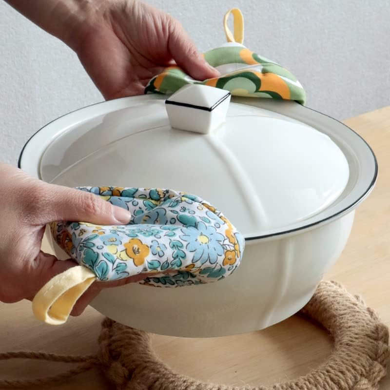 Hot Pot Lid Handle Mitt, Cast Iron Handle Cover, Heat Resistant Casserole Lid - Image 3
