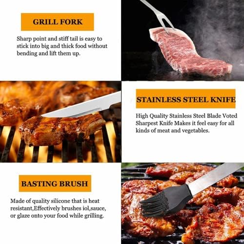 MUJUZE BBQ Grill Accessories Set - Image 7